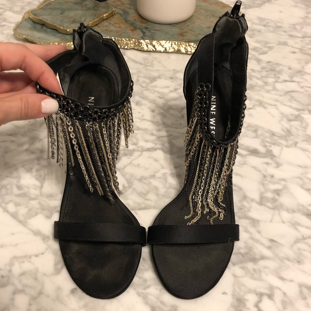 Nine West Chain Ankle Heels